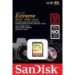 Sandisk Extreme 32GB 90Mbs ESHOP10 Eshop10 - Equipamentos Fotográficos e Cine