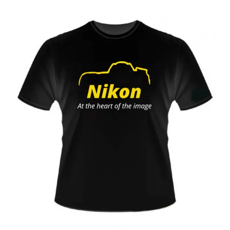 Camiseta Nikon D800 Preta 100% Algodão
