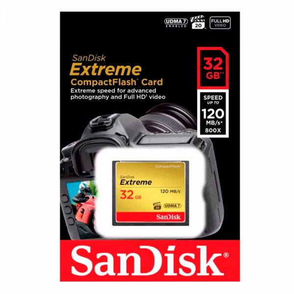 cartao memoria 32gb compact flash sandisk eshop10 Eshop10 - Equipamentos Fotográficos e Cine