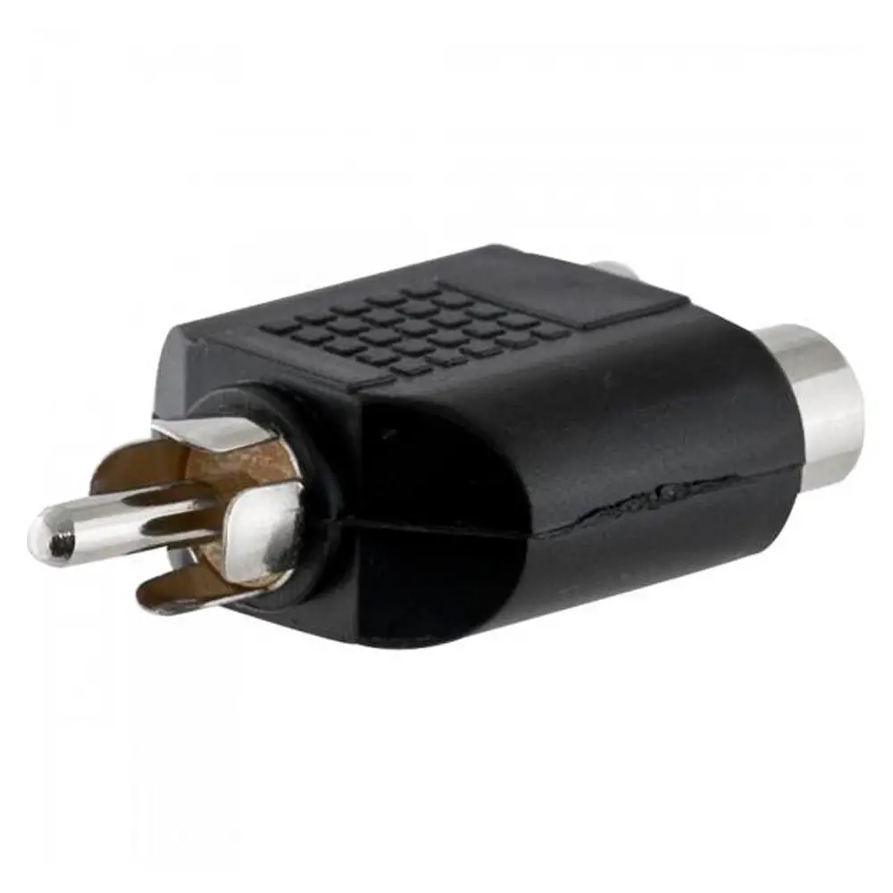 eshop10 adaptador 2 rca femea rca macho hyx ha046 2 Eshop10 - Loja Equipamentos Fotográficos