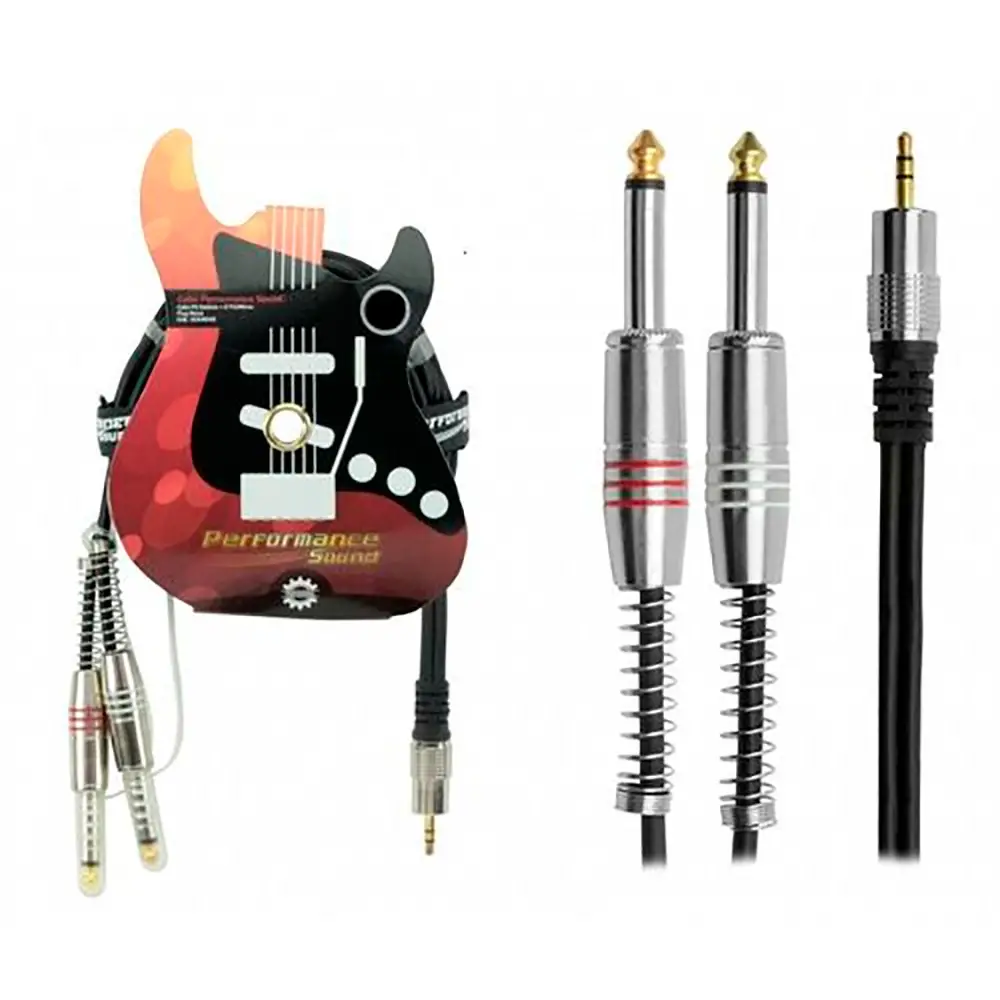 eshop10 cabo p2 estereo para 2 p10 mono chipsce 2 Eshop10 - Loja Equipamentos Fotográficos