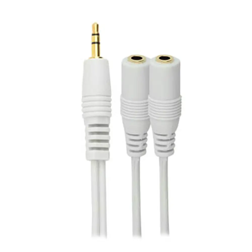 eshop10 cabo y p2 estereo 2 p2 femea 15cm Eshop10 - Loja Equipamentos Fotográficos