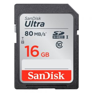 Cartão de Memória SD Sandisk Ultra 16GB