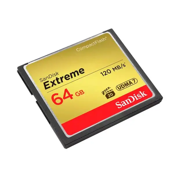 Cartão de Memória CompactFlash Sandisk Extreme 64GB