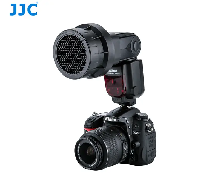 eshop10 colmeia difusora 3 em 1 para flashes nikon sb900 e sb910 jjc sg series 06 Eshop10 - Loja Equipamentos Fotográficos