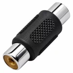 Adaptador Emenda RCA Fêmea x Fêmea Para Cabo Áudio Vídeo