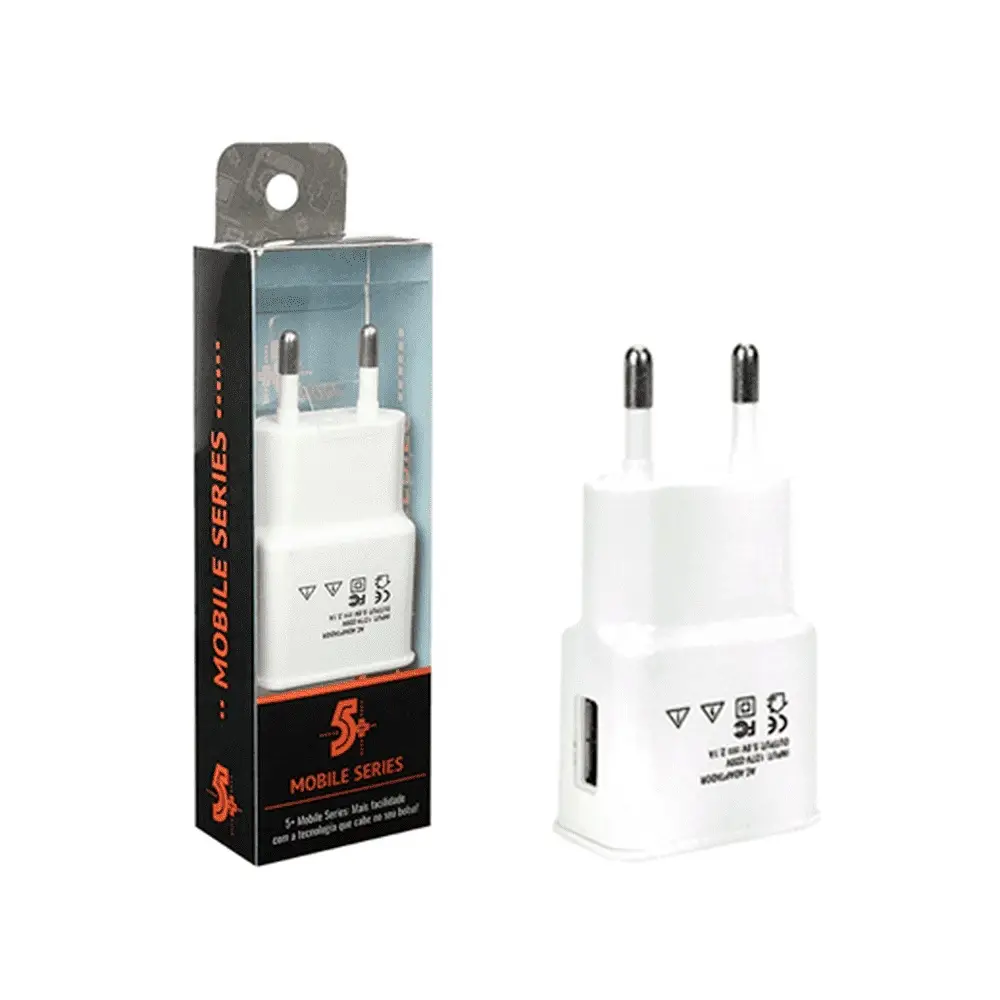 eshop10 fonte usb parede 5v 2 1 a branco 1 Eshop10 - Loja Equipamentos Fotográficos