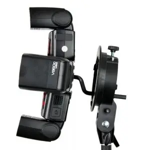 eshop10 haste suporte para ate 4 flashs speedlite s fa greika 5 Eshop10 - Loja Equipamentos Fotográficos