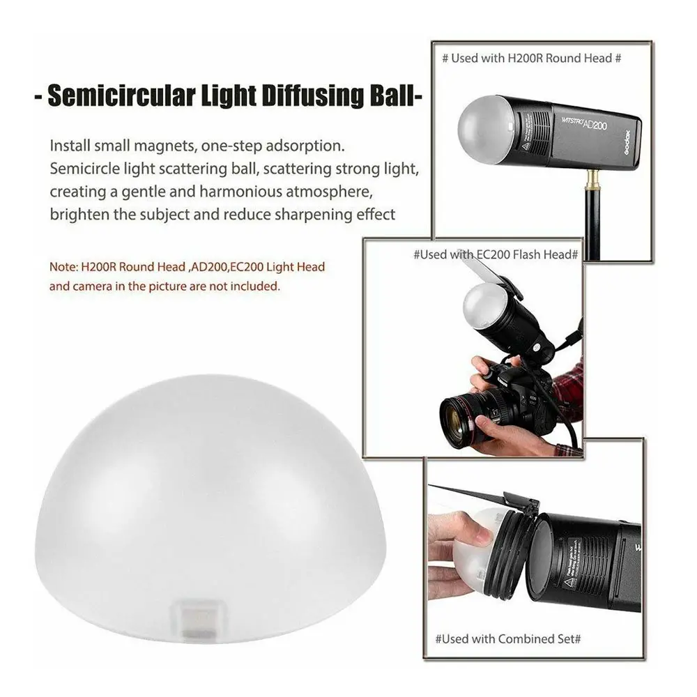 eshop10 kit de acessorios godox ak r1 para ad200 h200r 7 Eshop10 - Loja Equipamentos Fotográficos