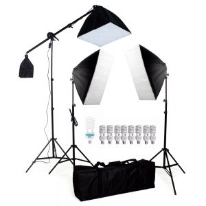 eshop10 kit luz continua softbox 50 70 com girafa 10 Eshop10 - Equipamentos Fotográficos e Cine