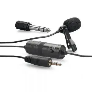 Microfone Lapela Greika LM-01 Para Celular e Câmera