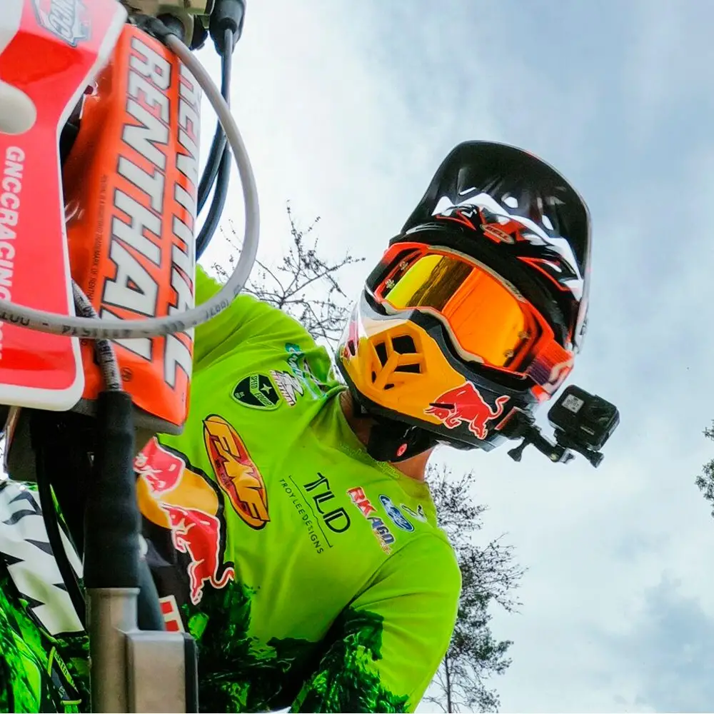 eshop10 suporte frontal e lateral para capacete 2 Eshop10 - Loja Equipamentos Fotográficos