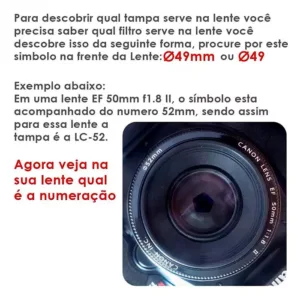 eshop10 tampa frontal lente 3 Eshop10 - Equipamentos Fotográficos e Cine