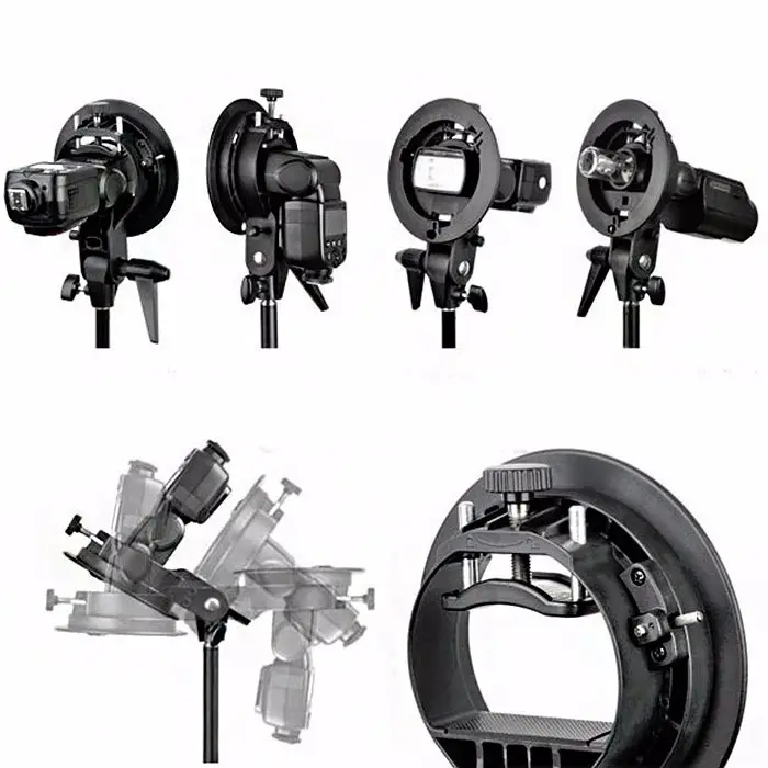 suporte flash dedicado speedlite softbox bowens Eshop10 - Loja Equipamentos Fotográficos