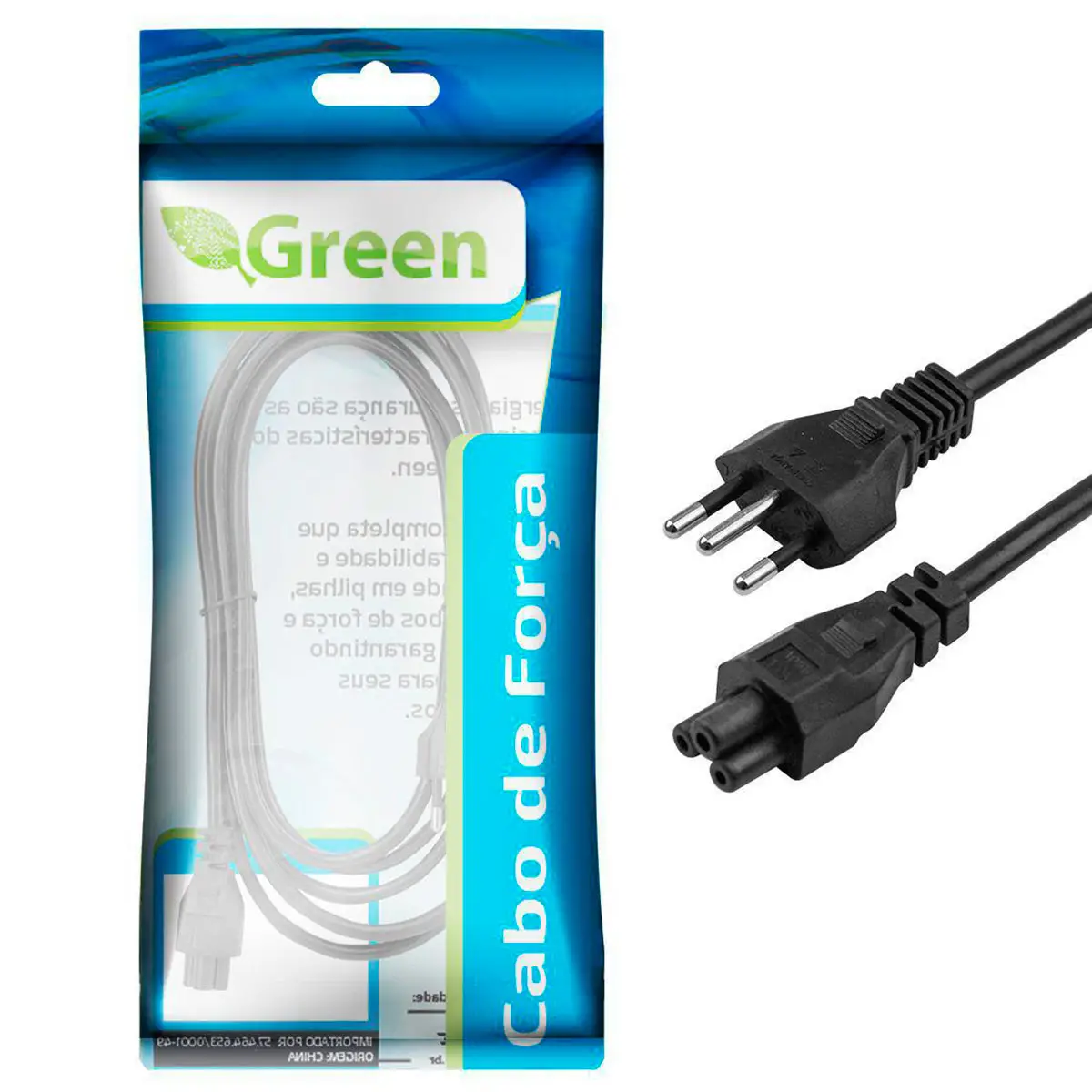 Cabo de Força Tripolar 10A 3x0,75mm 1,5m