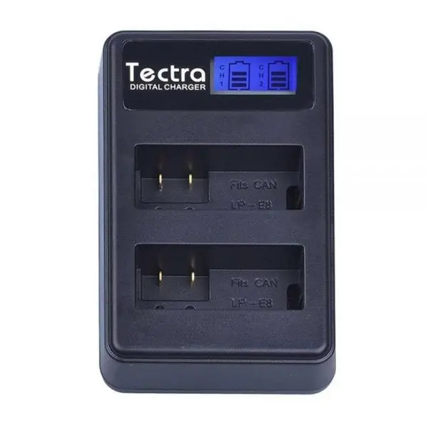 Carregador de Bateria USB Canon LP-E8 Tectra