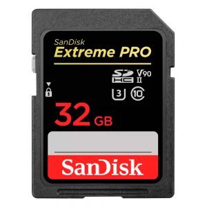 Cartão de Memória SD SanDisk Extreme PRO 32GB