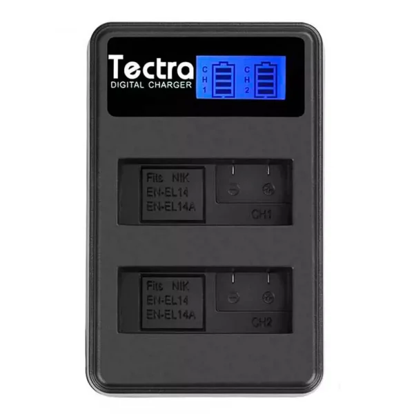 Carregador de Bateria USB Nikon EN-EL14 Tectra
