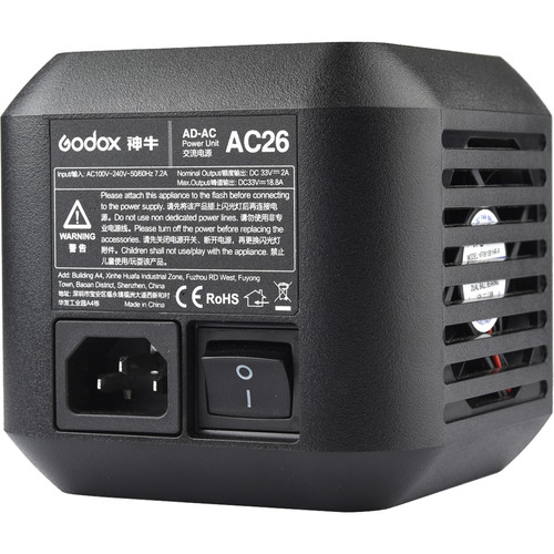 Adaptador Ac-26 Godox Flash Externo Ad600pro Witstro