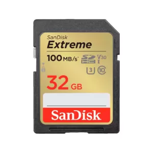 Cartão De Memória SD SanDisk Extreme 32GB 100 MB/s