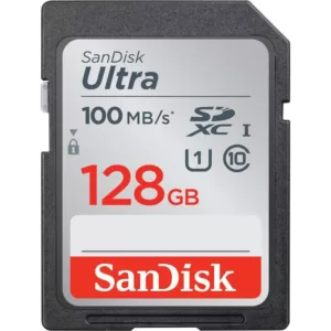 Cartão De Memória SD Sandisk Ultra 128GB 100MB/s