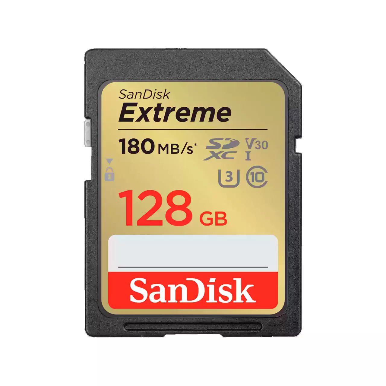 Cartão De Memória SD SanDisk Extreme 128GB 180MB/s