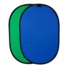 Fundo Portátil Dupla Face Chromakey Verde / Azul 150x200cm