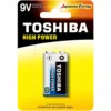 Bateria Alcalina 9V 6LR61GCP Toshiba