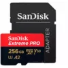 Cartão de Memória Micro SD SanDisk Extreme PRO 256GB 200MB/s