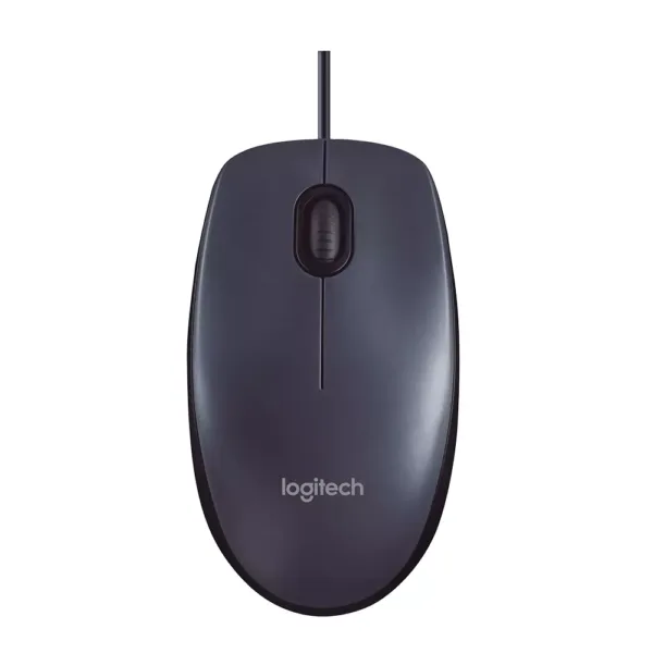 Mouse Logitech M100 Com Fio USB 1.000 DPI Cinza/Preto