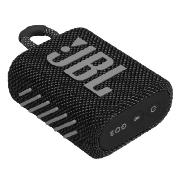 Caixa de som JBL Go 3 Bluetooth À Prova D'Agua Preta