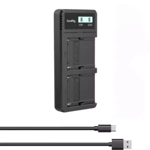 Carregador Duplo Para Bateria NP-F970 SmallRig USB