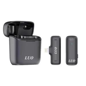 Microfone de Lapela Wireless LUO LU-B14 Lightning iPhone