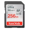 Cartão De Memória SD Sandisk Ultra 256GB 150MB/s