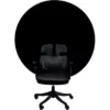Fundo Infinito Portátil Preto Para Cadeira 110cm Lives E Youtubers 7 Eshop10 - Loja Equipamentos Fotográficos Fundo Infinito Portátil Preto Para Cadeira 110cm Lives E Youtubers