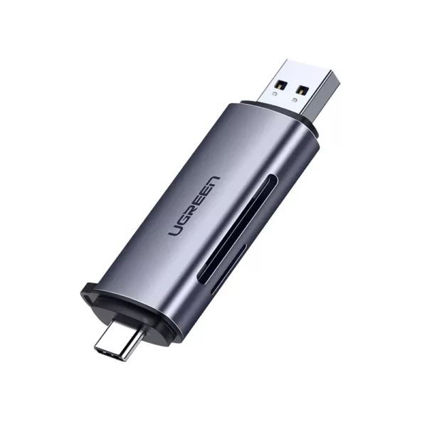 Leitor De Cartão USB-C/USB-A 2 in 1 Portátil 3.0 Ugreen