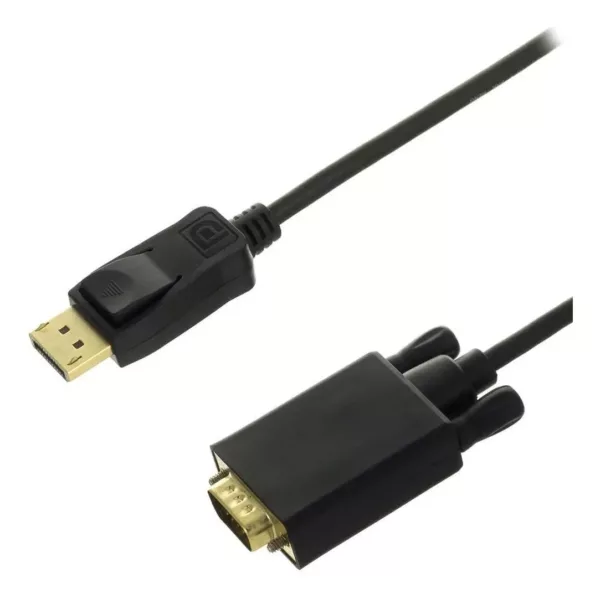 Cabo Displayport Macho x VGA Macho 1,80 Metros Tomate MCB-027