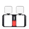 Kit Suporte Gaiola Para Smartphones U-Rig Pro Ulanzi + 2 Leds RGB 11 Eshop10 - Loja Equipamentos Fotográficos eshop10 suporte ulanzi com led tomate 1 Eshop10 - Loja Equipamentos Fotográficos