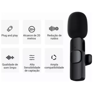 microfone sem fio lapela wireless p iphone 2un mt 2218 tomate 3 1000x1000 1 Eshop10 - Loja Equipamentos Fotográficos