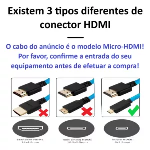 eshop10 cabo micro hdmi 3 Eshop10 - Loja Equipamentos Fotográficos