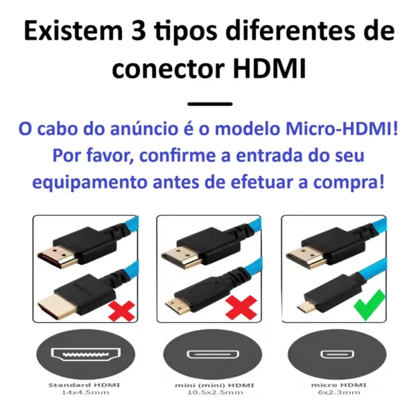 eshop10 cabo micro hdmi 3 Eshop10 - Loja Equipamentos Fotográficos