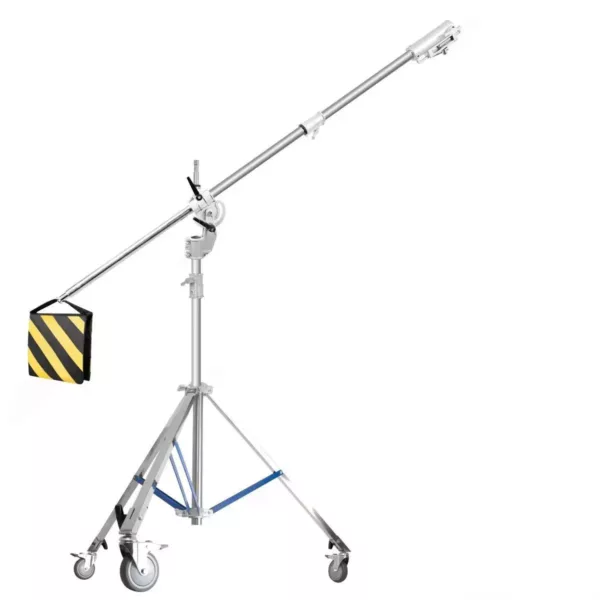 Tripé Girafa Com Rodinhas Robusto Para Estúdio Profissional Greika FC-400 4m até 15kg