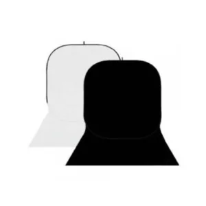 Fundo Infinito Portátil em Tecido Preto e Branco TB01 Greika