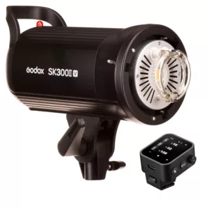 Kit Flash De Estúdio Godox SK300II-V + Radio Flash Godox X3