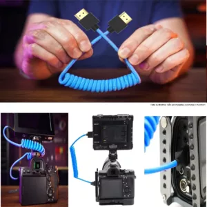 eshop10 cabo hdmi espiral 4 Eshop10 - Loja Equipamentos Fotográficos