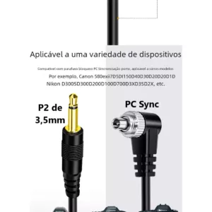 eshop10 cabo sincronismo 5 Eshop10 - Loja Equipamentos Fotográficos