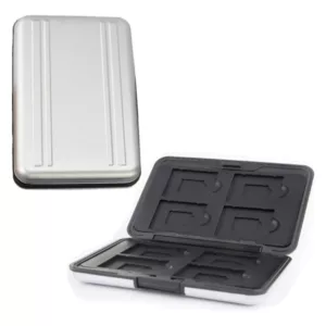 Case Para Cartão de Memória SD e Micro SD em Alumínio