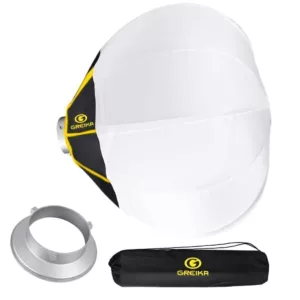 Softbox Lanterna Balão Chinês Encaixe Bowens Greika 30cm LAM30