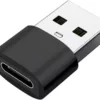 Adaptador OTG USB-C Fêmea Para USB-A Macho