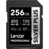 Cartão de Memória SD Lexar Professional SILVER PLUS 205-150 MB/S C10 U3 V30 UHS-I 256GB
